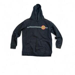Santa Cruz - Pullover Hoodie - Unisex - XL - Black - Skate Streetwear